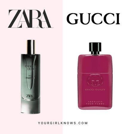 gucci guilty zara dupe|zara fragrance dupe.